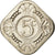 Moneta, Holandia, Wilhelmina I, 5 Cents, 1923, EF(40-45), Miedź-Nikiel, KM:153