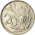 Moneta, Sudafrica, 20 Cents, 1972, BB, Nichel, KM:86