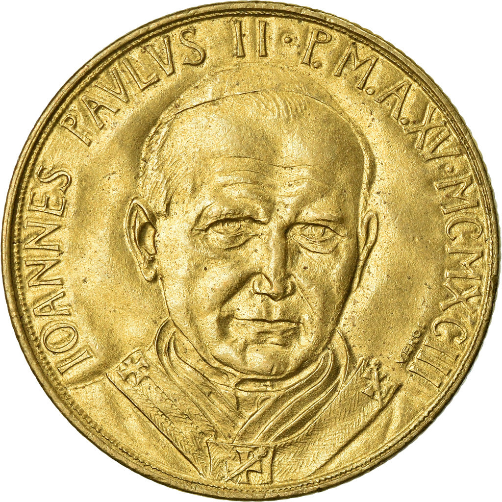 Monnaie, Cité du Vatican, John Paul II, 200 Lire, 1993, Roma, SUP