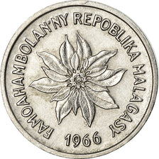 Coin, Madagascar, Franc, 1966, Paris, EF(40-45), Stainless Steel, KM:8
