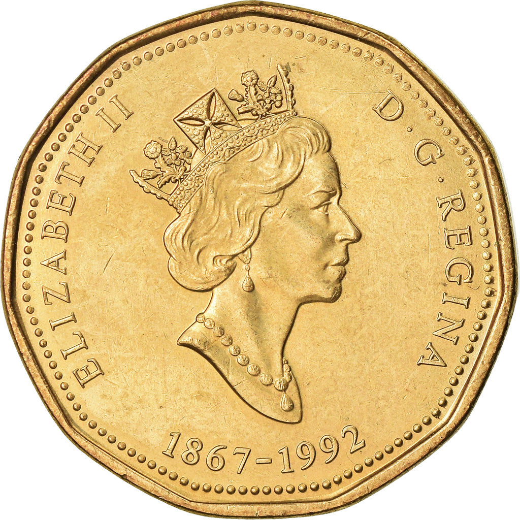 Moneta, Canada, Elizabeth II, Dollar, 1992, Royal Canadian Mint, Ottawa, SPL-