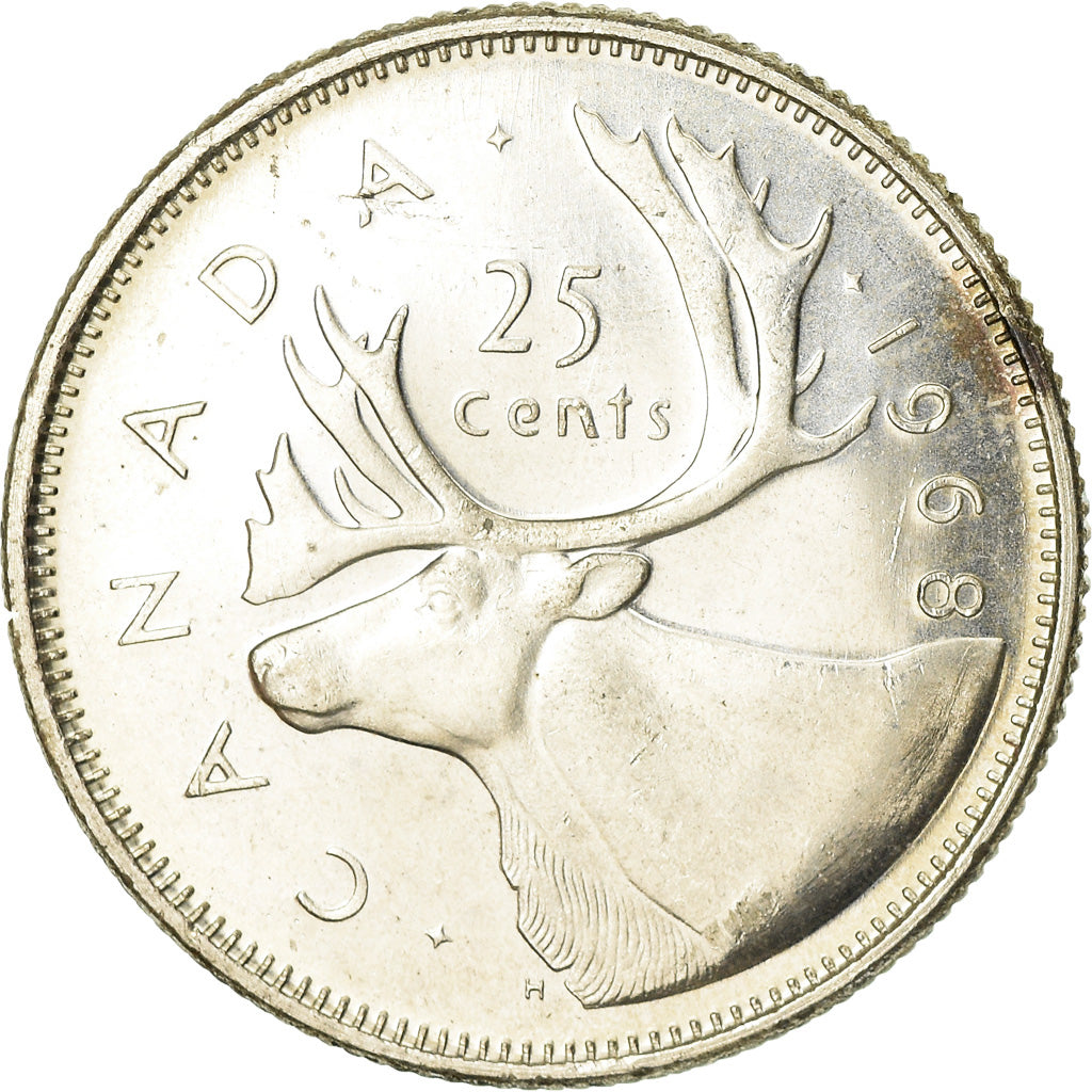 Monnaie, Canada, Elizabeth II, 25 Cents, 1968, Royal Canadian Mint, Ottawa, SUP