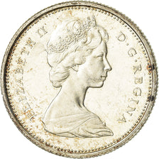 Coin, Canada, Elizabeth II, 25 Cents, 1965, Royal Canadian Mint, Ottawa