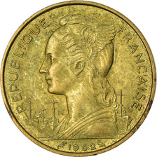 Coin, Réunion, 20 Francs, 1962, EF(40-45), Aluminum-Bronze, KM:11