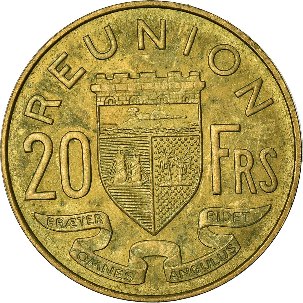 Coin, Réunion, 20 Francs, 1962, EF(40-45), Aluminum-Bronze, KM:11