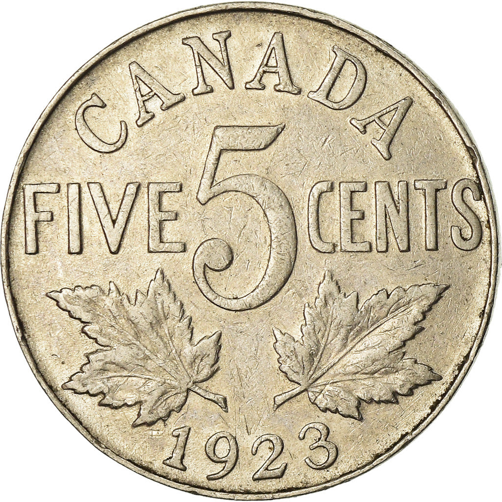Münze, Kanada, George V, 5 Cents, 1923, Royal Canadian Mint, Ottawa, SS