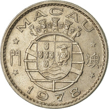 Coin, Macau, 50 Avos, 1978, EF(40-45), Copper-nickel, KM:9