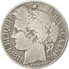 FRANCE, Cérès, Franc, 1894, Paris, KM #822.1, F(12-15), Silver, 23, Gadoury #...