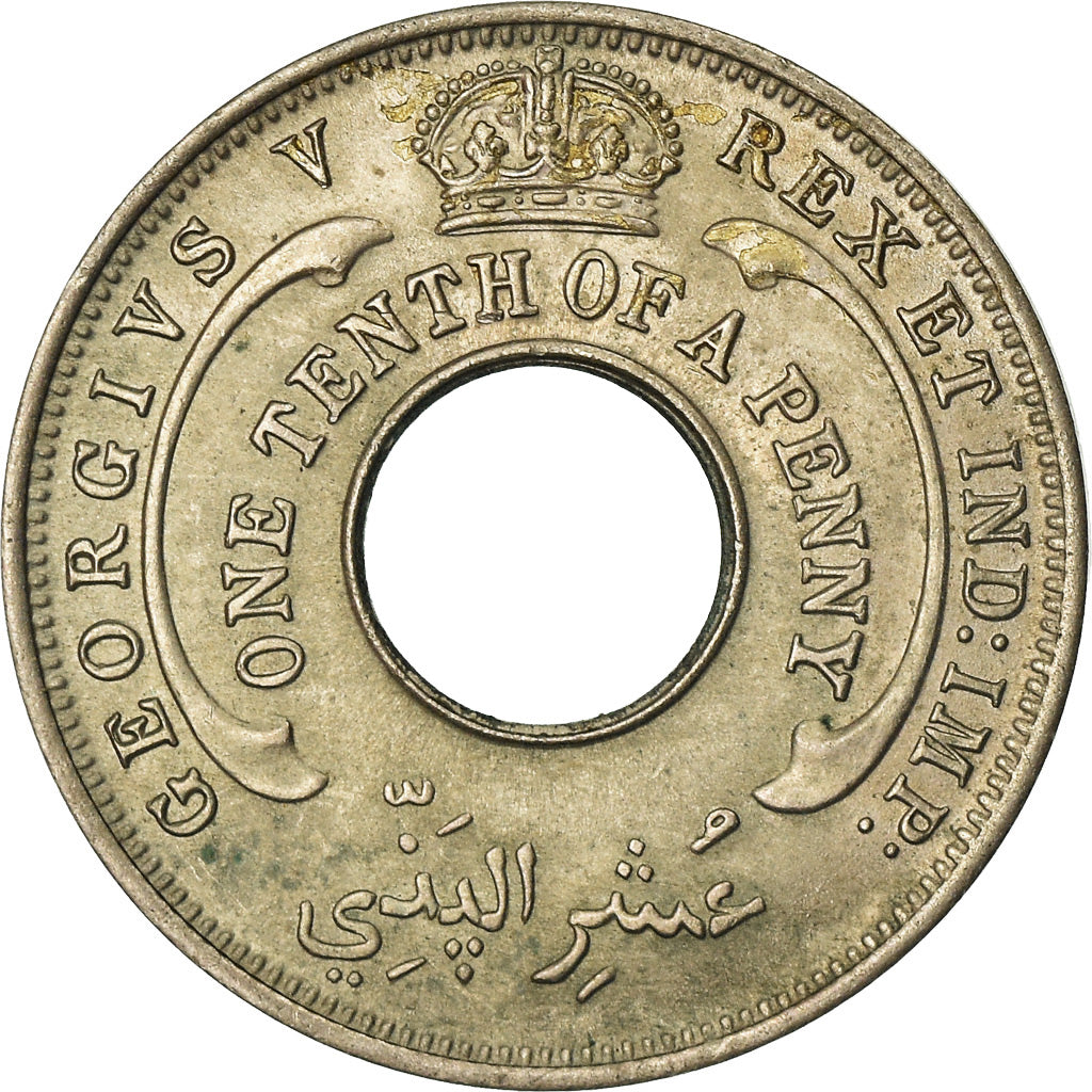 Coin, BRITISH WEST AFRICA, Edward VIII, 1/10 Penny, 1936, AU(55-58)
