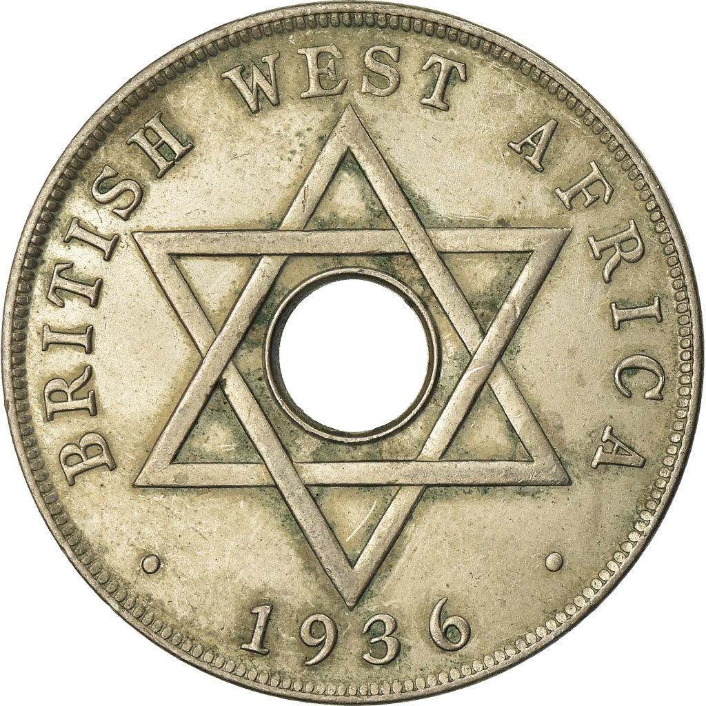 Coin, BRITISH WEST AFRICA, Edward VIII, Penny, 1936, EF(40-45), Copper-nickel
