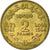 Moneda, Marruecos, Mohammed V, 2 Francs, 1945, Paris, MBC, Aluminio - bronce