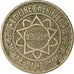 Coin, Morocco, Mohammed V, 20 Francs, 1946, Paris, EF(40-45), Copper-nickel
