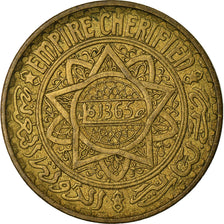Moneta, Marocco, Mohammed V, 5 Francs, 1945, Paris, BB, Alluminio-bronzo, KM:43