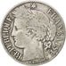 FRANCE, Cérès, Franc, 1872, Paris, KM #822.1, F(12-15), Silver, 23, Gadoury #...
