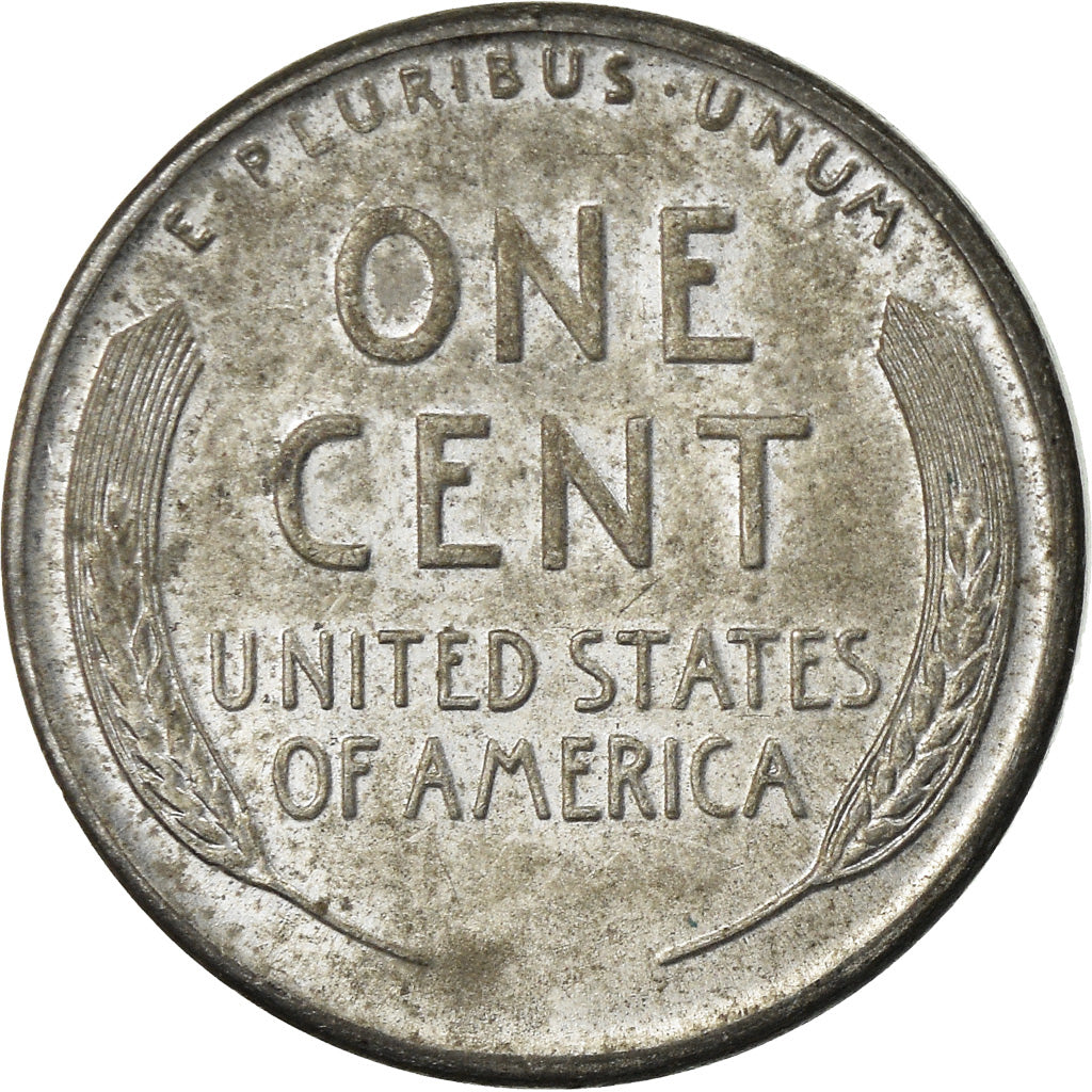 Coin, United States, Lincoln Cent, Cent, 1943, U.S. Mint, Philadelphia