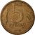 Monnaie, Russie, 5 Roubles, 1992, TTB, Brass Clad Steel, KM:312