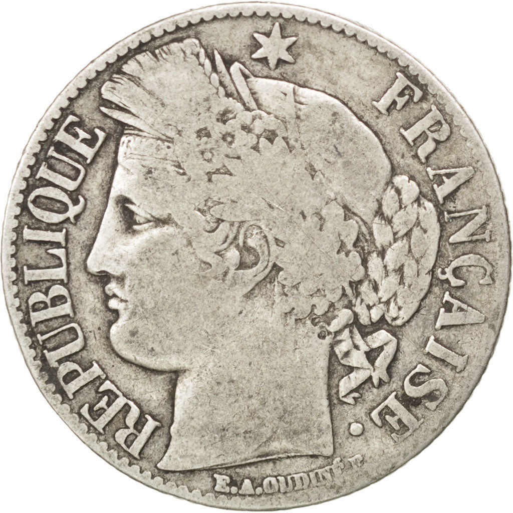 Troisième République, 1 Franc Cérès, 1887 A, KM 822.1