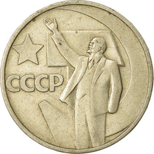 Coin, Russia, 50 Kopeks, 1967, EF(40-45), Copper-Nickel-Zinc, KM:139