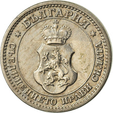 Coin, Bulgaria, 5 Stotinki, 1912, EF(40-45), Copper-nickel, KM:24