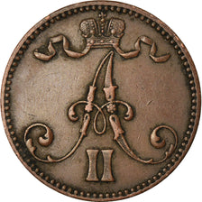 Coin, Finland, 5 Pennia, 1870, EF(40-45), Copper, KM:45