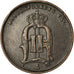 Coin, Sweden, Oscar II, 2 Öre, 1874, EF(40-45), Bronze, KM:735