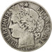 FRANCE, Cérès, Franc, 1871, Paris, KM #822.1, F(12-15), Silver, 23, Gadoury #465