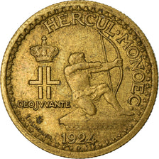 Moneta, Monaco, Louis II, 50 Centimes, 1924, Poissy, SPL-, Alluminio-bronzo