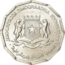Coin, Somalia, 10 Senti, 1976, AU(55-58), Aluminum, KM:25