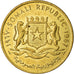 Coin, Somalia, 10 Centesimi, 1967, AU(55-58), Brass, KM:7
