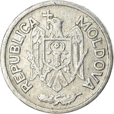 Coin, Moldova, 5 Bani, 1993, EF(40-45), Aluminum, KM:2