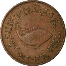 Moneta, Emirati Arabi Uniti, 5 Fils, 1973, British Royal Mint, BB, Bronzo