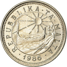 Coin, Malta, 2 Cents, 1986, EF(40-45), Copper-nickel, KM:79