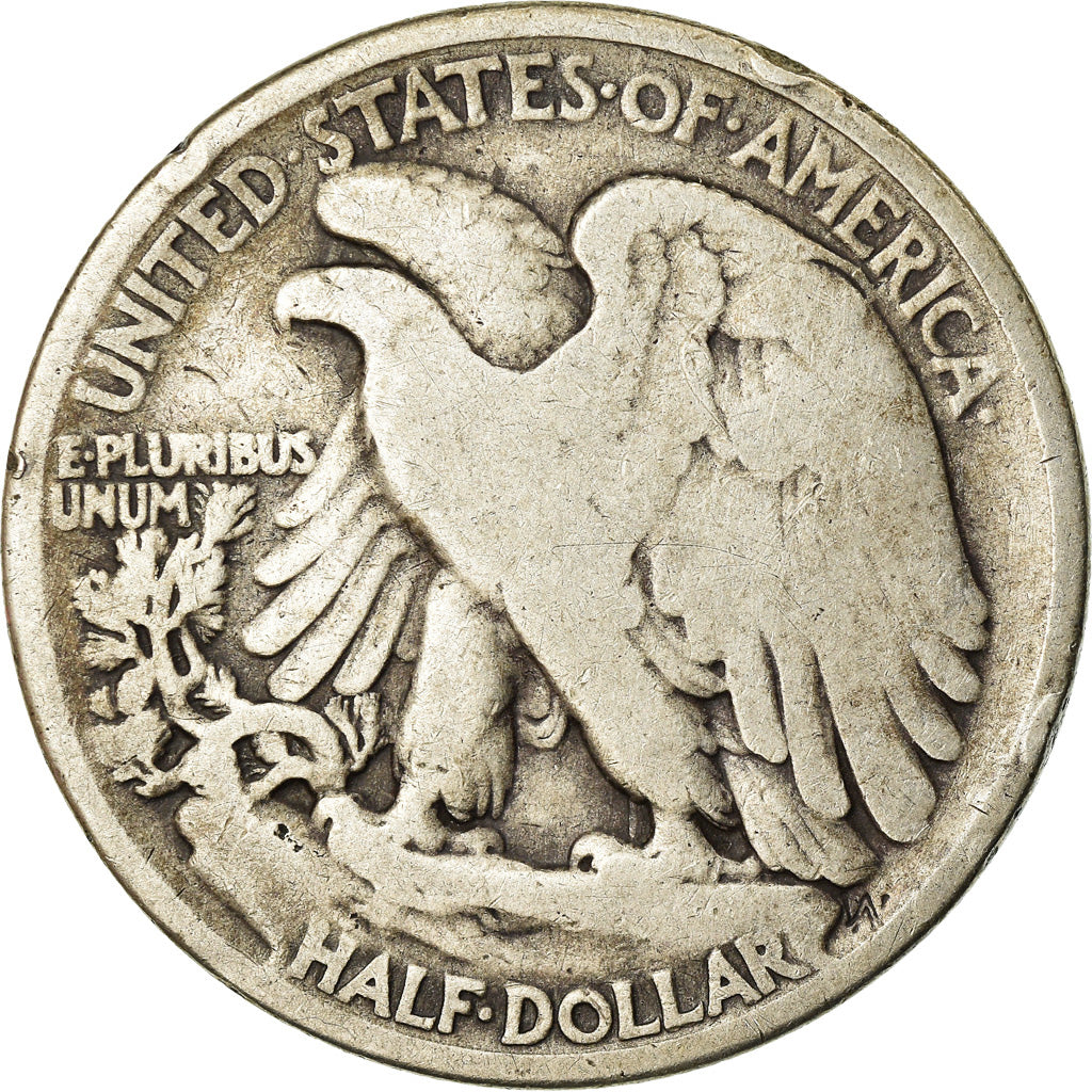 Coin, United States, Walking Liberty Half Dollar, Half Dollar, 1920, U.S. Mint