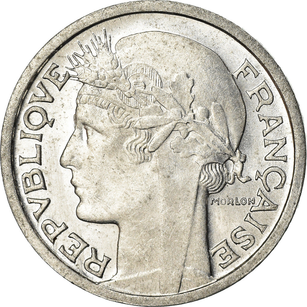 Coin, France, Morlon, 50 Centimes, 1946, Beaumont - Le Roger, MS(63), Aluminum
