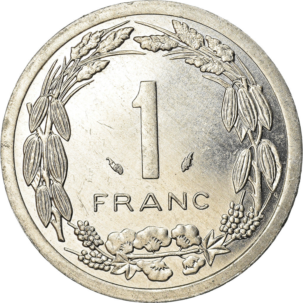 Monnaie, États de l'Afrique centrale, Franc, 1988, Paris, SUP, Aluminium, KM:8