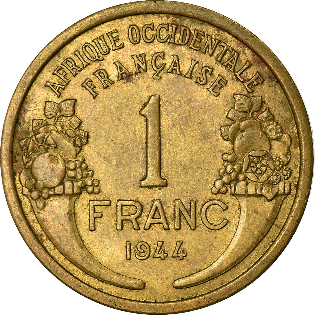 Monnaie, France, Franc, 1944, SUP, Aluminum-Bronze