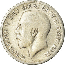 Coin, Great Britain, George V, 6 Pence, 1918, VG(8-10), Silver, KM:815