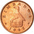 Moneda, Zimbabue, Cent, 1997, MBC, Bronce chapado en acero, KM:1a
