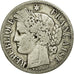 Moneta, Francia, Cérès, 2 Francs, 1881, Paris, MB, Argento, KM:817.1