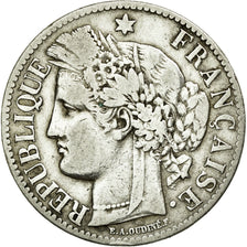 Coin, France, Cérès, 2 Francs, 1887, Paris, VF(20-25), Silver, KM:817.1