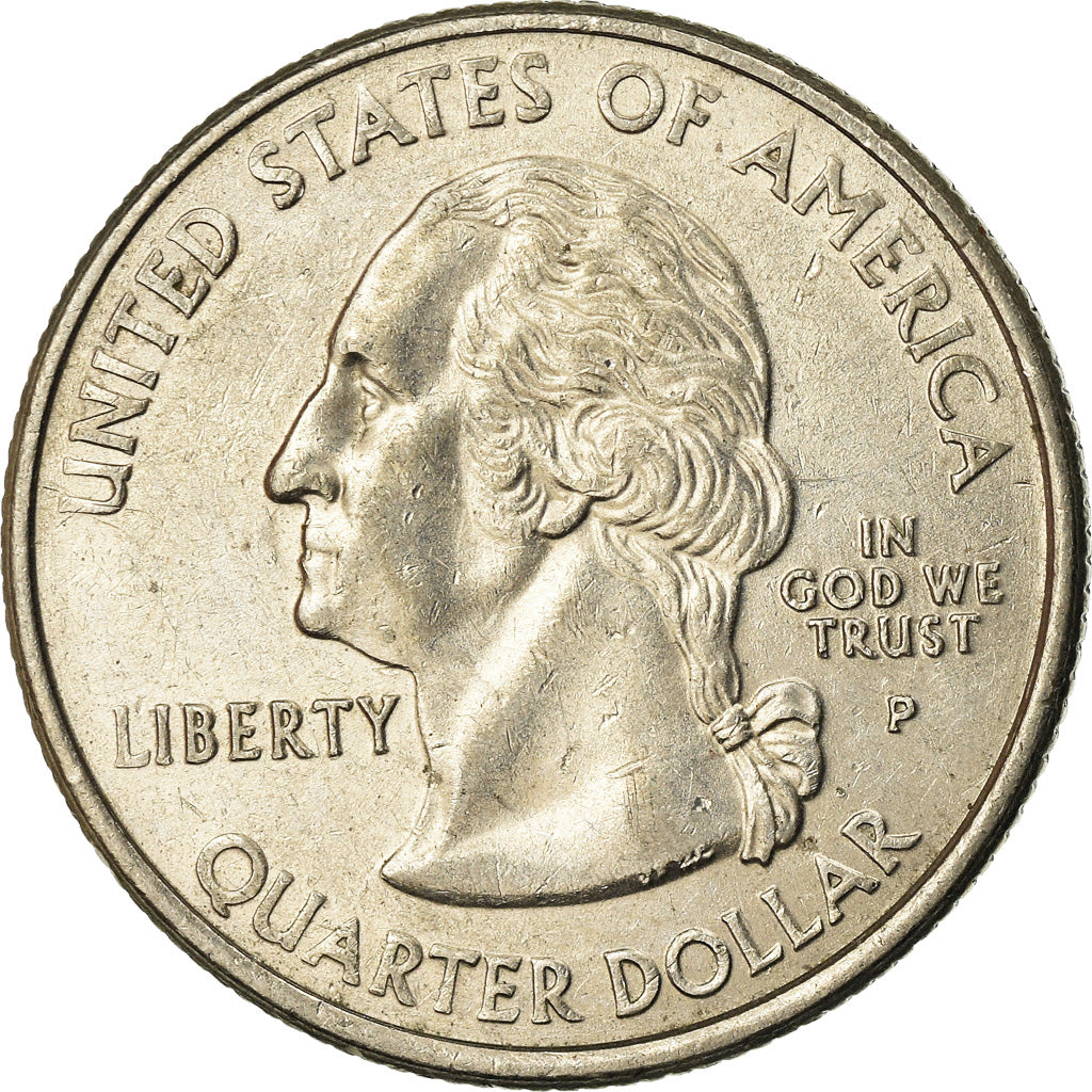 Coin, United States, Mississippi, Quarter, 2002, U.S. Mint, Philadelphia