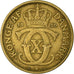 Moneta, Danimarca, Christian X, Krone, 1939, Copenhagen, BB, Alluminio-bronzo