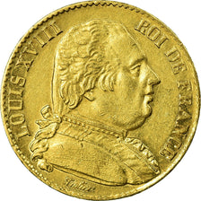 Münze, Frankreich, Louis XVIII, Louis XVIII, 20 Francs, 1815, Rouen, VZ, Gold