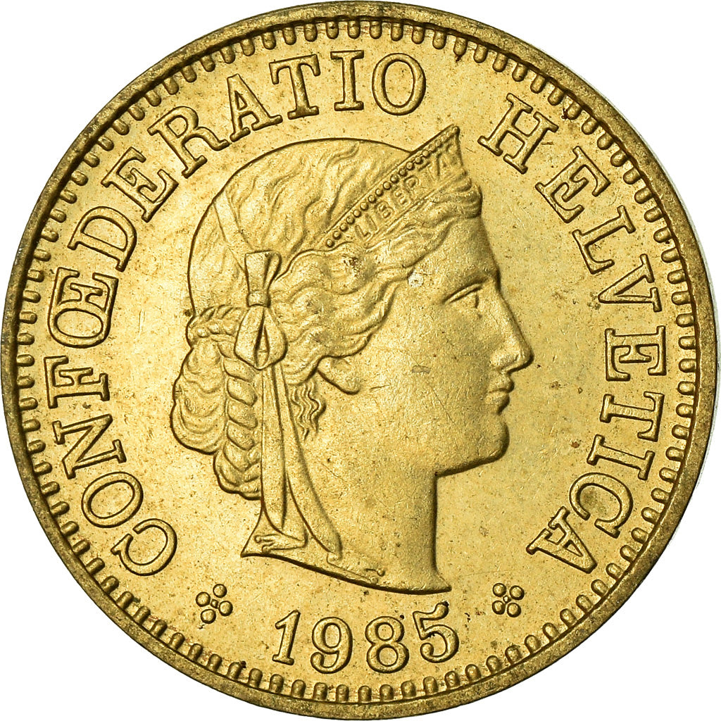 Monnaie, Suisse, 5 Rappen, 1985, Bern, TTB, Aluminum-Bronze, KM:26c