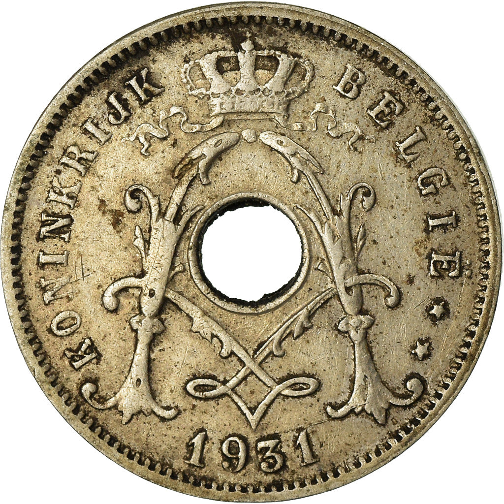 Coin, Belgium, 5 Centimes, 1931, EF(40-45), Copper-nickel, KM:67