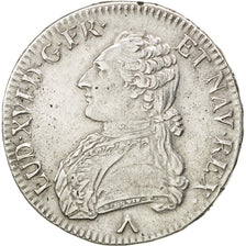 FRANCE, Écu aux branches d'olivier, ECU, 1776, Lille, KM #564.16, AU(50-53), ...
