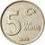 Monnaie, Turquie, 5 Kurus, 2000, TTB, Stainless Steel