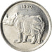 Moneda, INDIA-REPÚBLICA, 25 Paise, 1990, MBC, Acero inoxidable, KM:54
