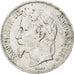 FRANCE, Napoléon III, 5 Francs, 1867, Strasbourg, KM #799.2, EF(40-45), Silver,