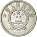 Moneta, CINA, REPUBBLICA POPOLARE, 2 Fen, 1982, BB, Alluminio, KM:2